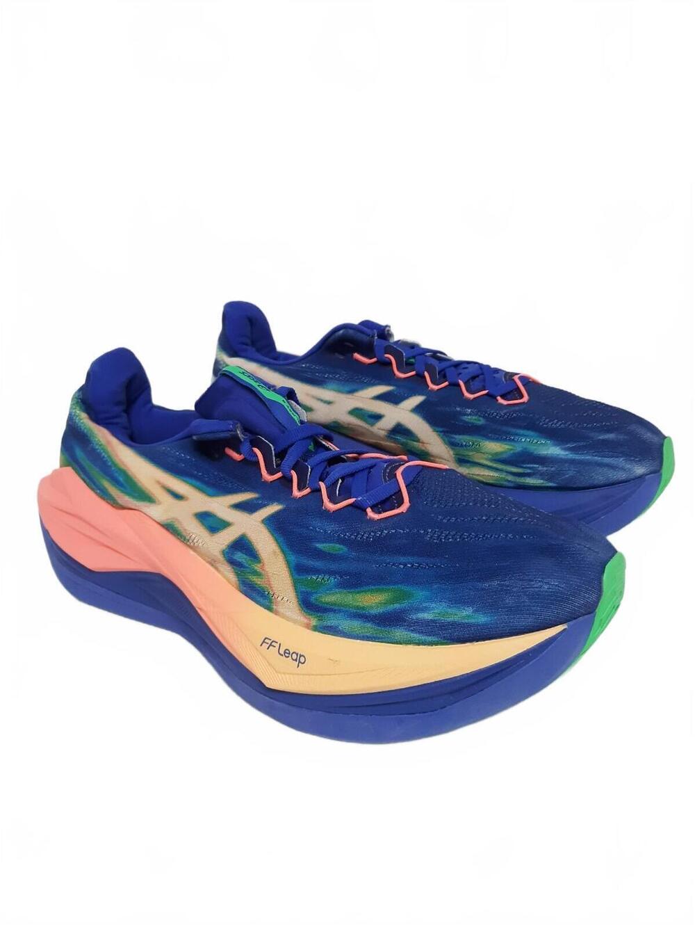 ASICS Superblast 3 Men's Running Shoes Size 12 Cobalt Blue Orange Sneaker